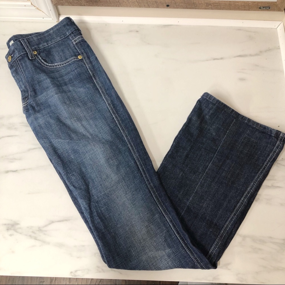 7FAM “A Pocket” Bootcut Jeans Size 27 - Picture 1 of 6